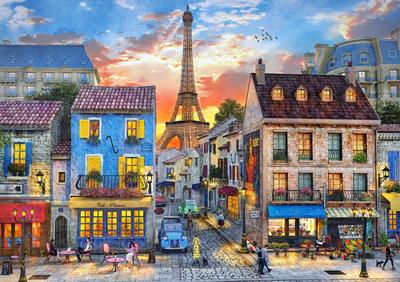 Selecta Castorland legpuzzel streets of paris, 500st.