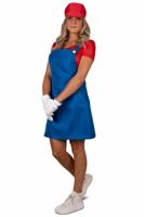 Loodgieterjurk blauw - thumbnail