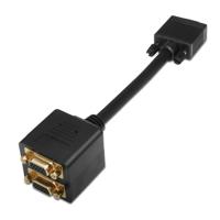 AISENS A113 – 0080 – Y-adapter (SVGA HDB15/M-2 X HDB15/H, 20 cm) zwart - thumbnail