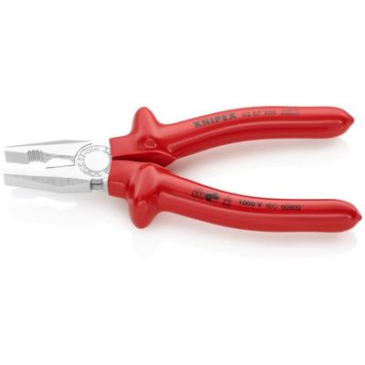 Knipex Kombitang verchroomd dompelisolatie, VDE-getest 200 mm - 0307200