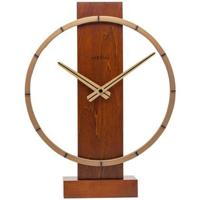 Tafel-/wandklok - 34 x 27 cm - Hout/Staal - 'Carl Small' - thumbnail
