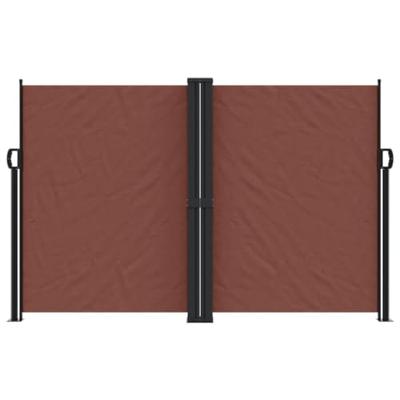 Windscherm uittrekbaar 160x600 cm bruin Windscherm uittrekbaar 160x600 cm bruin