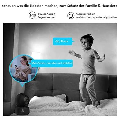 WOOX r4040-black ptz slimme camera, 1080p, tilt / zoom