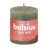 Bolsius Kaars 80X68mm Olijfgroen Bolsius - thumbnail