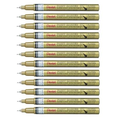 Paintmarker pentel mfp10 0.7mm goud | 12 stuks Paintmarker pentel mfp10 0.7mm goud | 12 stuks
