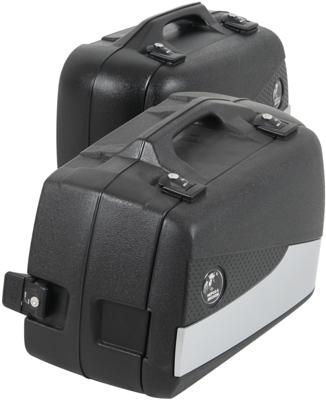 Hepco & Becker "junior flash" koffer cases hepco junior flash 40 l silver set