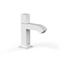 Fonteinkraan Tres Cuadro Exclusive Vierkant 1 Waterleiding of Voormengsysteem Mat Wit Tres - thumbnail