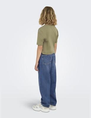 Kids ONLY winter jeansbroek meisjes - blauw - KogGianna - balloon fit