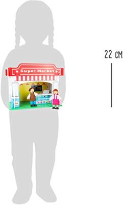 Speelhuis supermarkt met accessoires