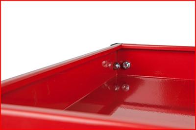 KS Tools 890.0001 Servicewagen Plaatstaal Kleur (specifiek): Rood