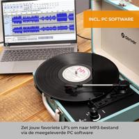 Denver VPL-120 USB-platenspeler Blauw - thumbnail