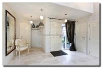 Klassieke spiegel Academie Zwart-goud large 76mm - thumbnail