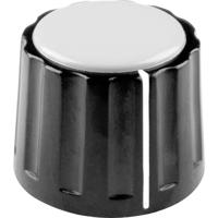 Mentor 332.41 332.41 Draaiknop Met knopmarkering Zwart (Ø x h) 20 mm x 15 mm 1 stuk(s) - thumbnail