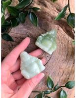 Edelsteen Boeddha Jade - 55 mm - groen - M - thumbnail