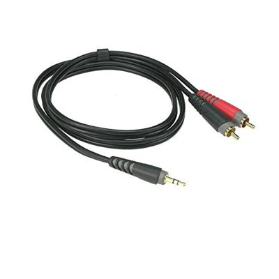 KLOTZ AIS GmbH AY7-0200 audio kabel 2 m 3.5mm 2 x RCA Zwart
