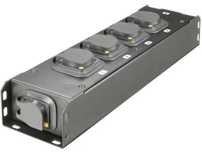 Adam Hall PROPORT 4TT 4-weg verdeeldoos met powerconnectors
