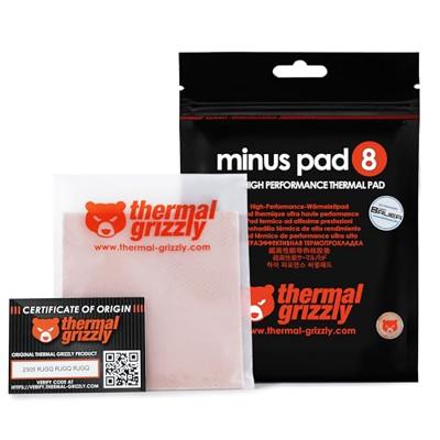 Thermal Grizzly Minus Pad 8 - 100x 100x 1.0 mm - 2 pcs Thermal Grizzly Minus Pad 8 - 100x 100x 1.0 mm - 2 pcs