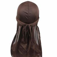 Mannelijke straat basketbal hoofddoek hip hop elastische lange staart hoed (koffie) - thumbnail