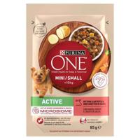 PURINA One Mini/Small Active Beef - natvoer voor honden - 85g - thumbnail
