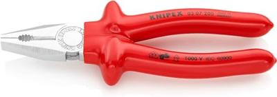 Knipex Kombitang verchroomd dompelisolatie, VDE-getest 200 mm - 0307200