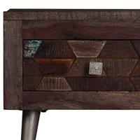 Salontafel 100x60x35 cm massief gerecycled hout - thumbnail