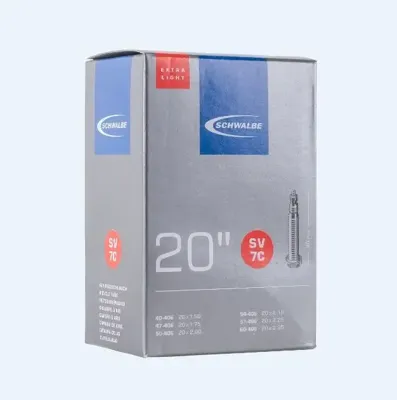Schwalbe binnenband fv/sv7c 20" x-light 40/60-406