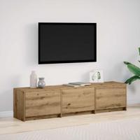 TV-kast met lade Artisan Eiken 162,5 x 34 x 40 cm Bewerkt hout - thumbnail