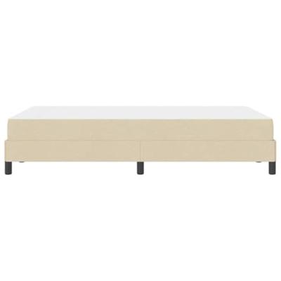 Boxspring bed met matras Crème 120 x 200 cm Stof