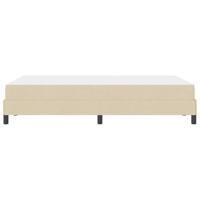 Boxspring bed met matras Crème 120 x 200 cm Stof - thumbnail
