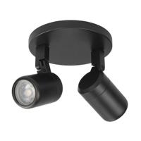 Highlight SpotRain zwart 2-lichts rond - S7371.01 - thumbnail