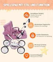 Kleine Poppenwagen Smarty - Pink Jeans - thumbnail