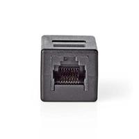 Nedis Netwerkkoppeling | CAT6 | RJ45 Female | RJ45 Female | ABS | 1 stuks - CCGB89010BK CCGB89010BK - thumbnail