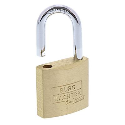 Burg Wächter 3001 Hangslot 30.00 mm Verschillend sluitend Messing Sleutelslot Burg Wächter 3001 Hangslot 30.00 mm Verschillend sluitend Messing Sleutelslot
