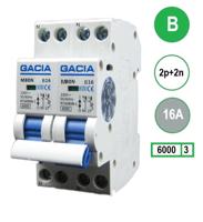 Enzo Gacia Fornuis automaat 2 X 16A. B kar 2p GACIA - 4517795 - thumbnail