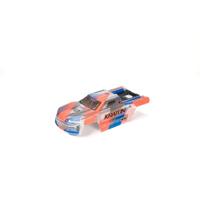 Arrma - 1/8 Painted Body With Decals, Blue/Orange: KRATON 6S BLX V6 (ARA-1517) - thumbnail
