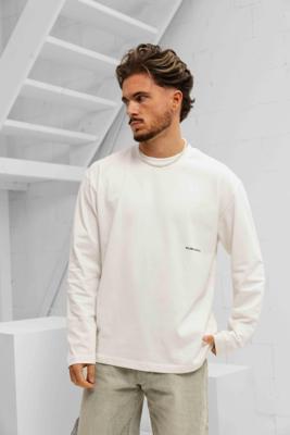 Pure Path Name Dropping Longsleeve T-Shirt Heren Gebroken Wit - Maat S - Kleur: Gebroken Wit | Soccerfanshop Pure Path Name Dropping Longsleeve T-Shirt Heren Gebroken Wit - Maat S - Kleur: Gebroken Wit | Soccerfanshop