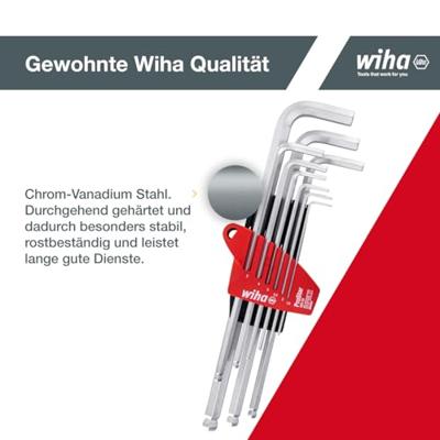 ProStar Inbussleutelset Kogelkop 369S9, 9-delig WIHA - thumbnail