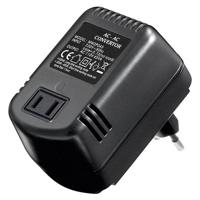 Goobay 54754 spanningstransformator AC/AC, max. 45 W, omvormer 230 V AC naar 110 V AC, omvormer voor het aansluiten van Amerikaanse apparaten op Europees stroomnet, zwart - thumbnail