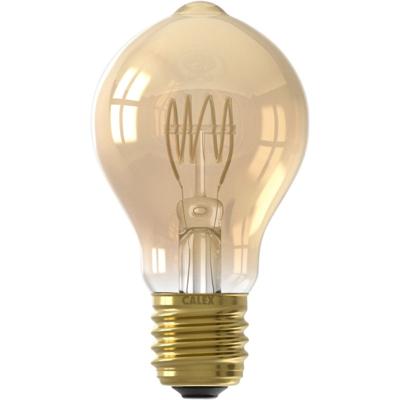 LED volglas Flex Filament Standaardlamp 220-240V 3,8W 250lm E27 A60DR Goud 2100K Dimbaar Calex - Calex LED volglas Flex Filament Standaardlamp 220-240V 3,8W 250lm E27 A60DR Goud 2100K Dimbaar Calex - Calex