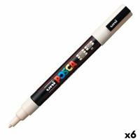 Acrylverfmarkeerder POSCA PC-3M Beige 0,9-1,3 mm (6 Stuks) - thumbnail