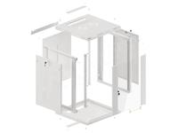 Lanberg WF01-6615-10S rack 15U Wandrek Grijs - thumbnail