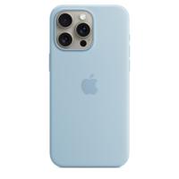 Apple Silicone MagSafe Case iPhone 15 Pro Max Light Blue - thumbnail