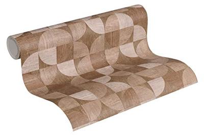 Livingwalls Metropolitan Stories bruin behang | 369134