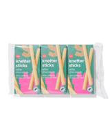 HEMA Knettersticks wit 90g - thumbnail
