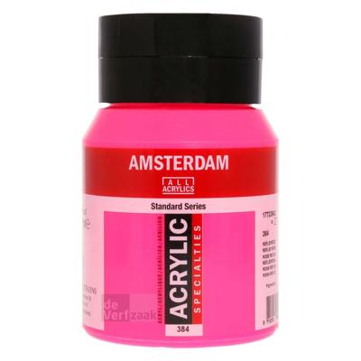 Royal Talens Amsterdam Acrylverf 500 ml - Reflexroze 384