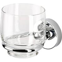 Geesa Luna glashouder met glas chroom 915502 - thumbnail