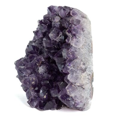 Ruwe Donkere Amethist Edelsteen Geode Staand 100 - 120 mm Ruwe Donkere Amethist Edelsteen Geode Staand 100 - 120 mm