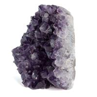 Ruwe Donkere Amethist Edelsteen Geode Staand 100 - 120 mm - thumbnail