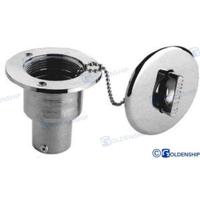 GS31109 - "WATER" AFDEKKING INLAAT 38MM LAT. CHROOM - thumbnail