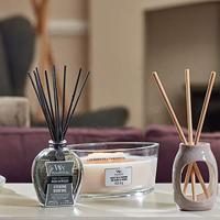 WoodWick Geurkaars Ellipse White Tea & Jasmine - 9 cm / 19 cm - Geurkaars in Glas - Houten Lont - thumbnail